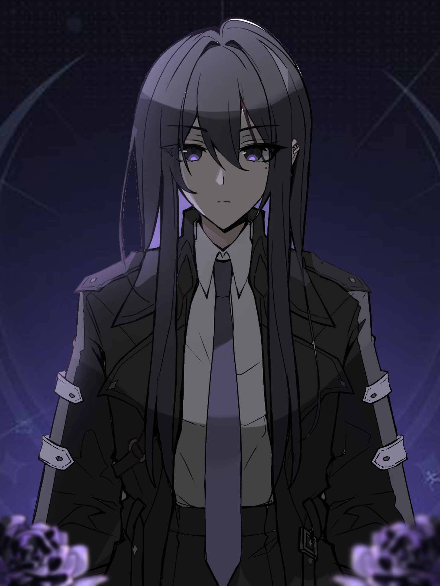 Retrato artístico da Biya em preto e branco